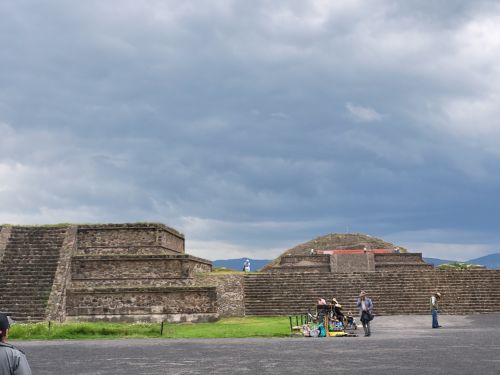 The Temple of Quetzalcoatl in Teotihuacan