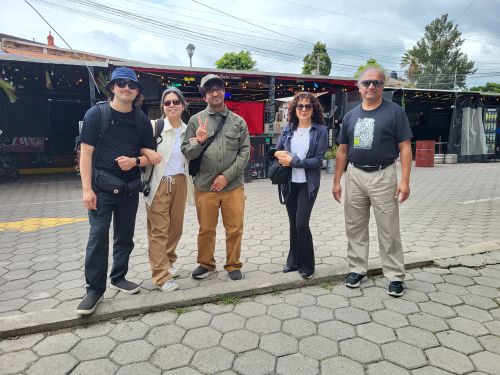 'The Gang' in Mexico City: Ben, Amanda, Qais, Claudia, and S. T.