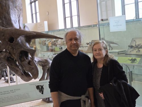 S. T. and Mary at the American Museum of Natural History