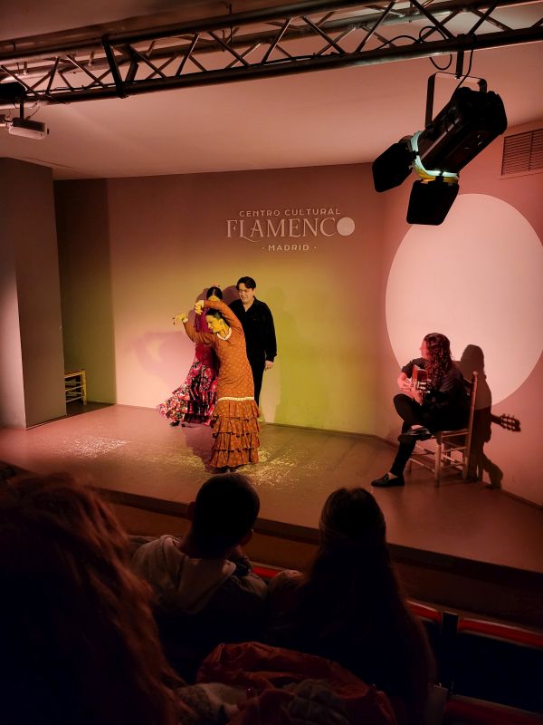 Dancers at Centro Cultural Flamenco Madrid